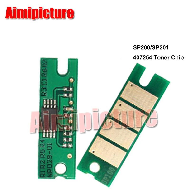 Чип для тонера 407254 SP200 SP201 SP203 SP204 SP210 SP212 SP213 Ricoh 2 6 K чип 5 шт./лот|toner chips|sp201 chipchip toner |