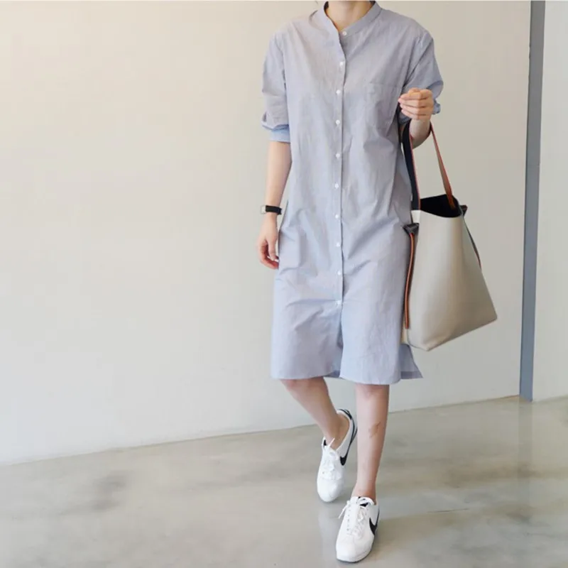 Новые осенние женские платья модное повседневное платье в полоску с вырезами на