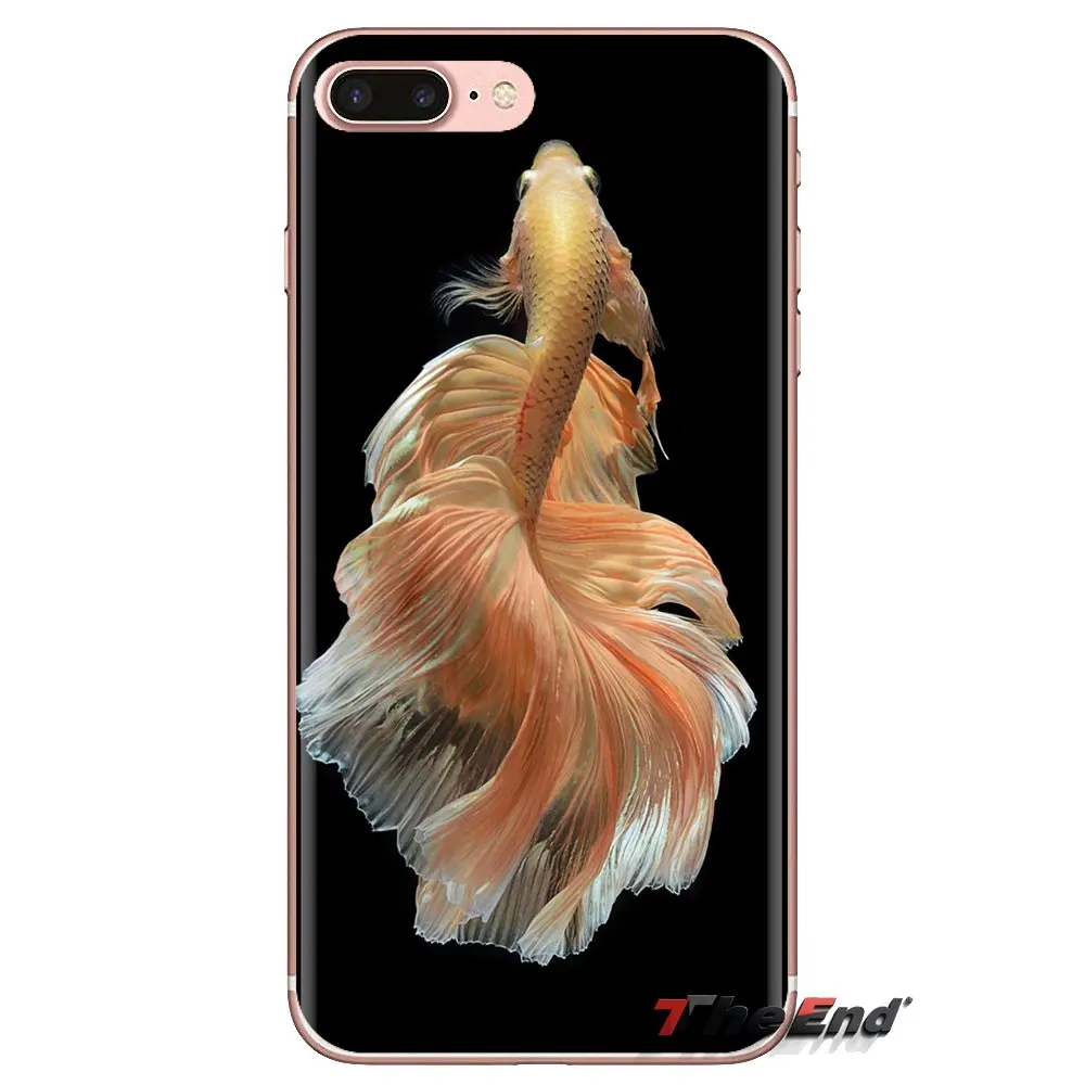 Для Oneplus 3T 5T 6T Nokia 2 3 5 6 8 9 230 3310 1 7 Plus 2017 2018 обои для телефона с голубым Betta Fish TPU чехол |