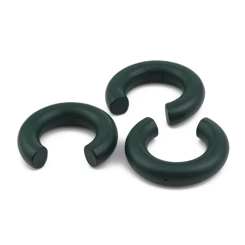 DoreenBeads модные деревянные разделительные бусины C формы красочные DIY амулеты около 3,8 см х3, 2 см-3,5 см х 3,1 см, отверстие: Приблизительно 0,9 мм, 10 шт - Цвет: 9