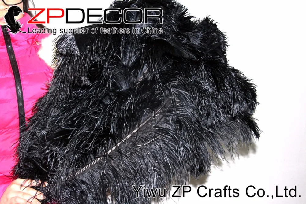 ZPDECOR 100 шт./лот 65 70 см (26 28 дюймов) Премиум качество оптом длинные красивые черные