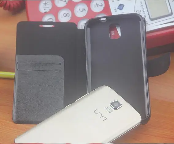 Новый оригинальный чехол книжка Umi Rome защитный из искусственной кожи с