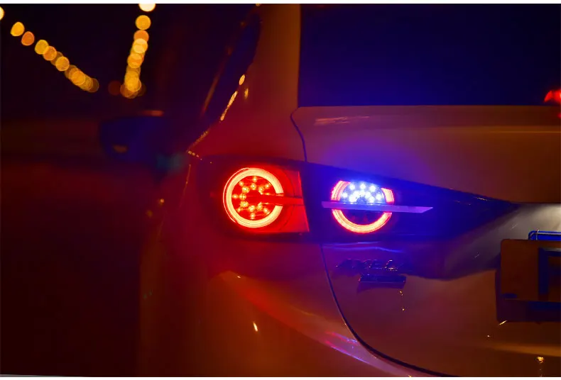 AKD автомобильный Стайлинг для Mazda 3 задние фонари- Мазда 3 Axela светодиодный задний фонарь светодиодный DRL тормозной сигнал заднего хода авто аксессуары