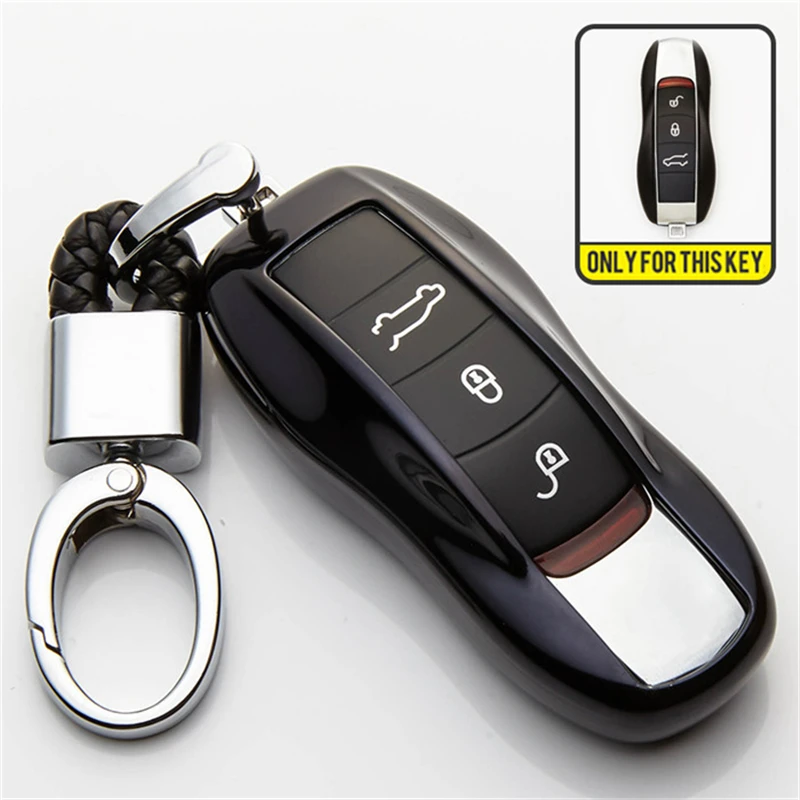 Чехол для автомобильных ключей из ТПУ чехол Porsche Cayenne Macan 911 Boxster Cayman Panamera 970 Carrera 981