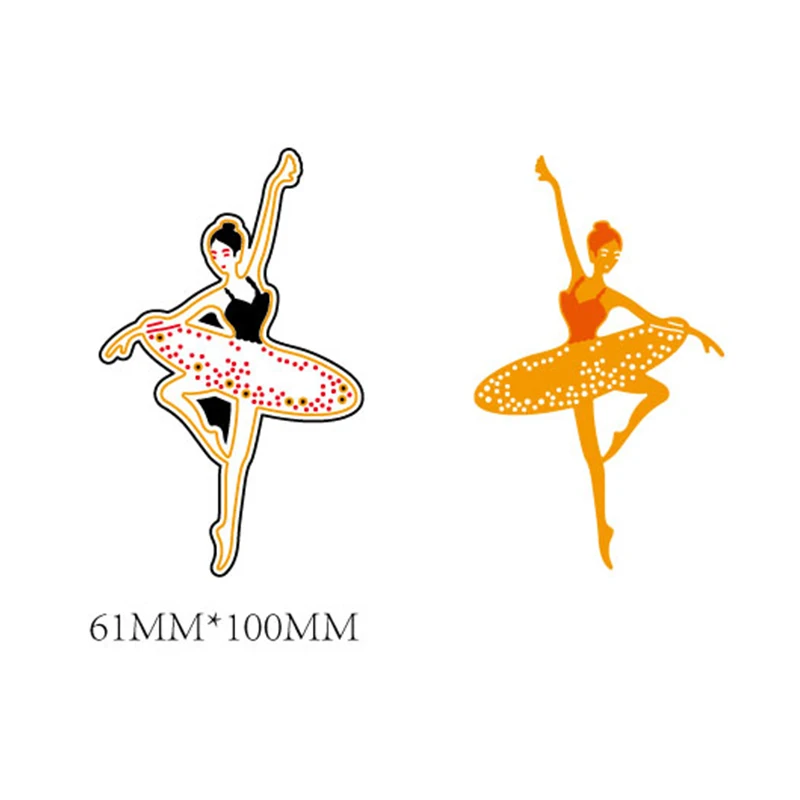 

AZSG Taxi dancer Cutting Dies For DIY Scrapbooking Card Making Decorative Metal Die Cutter Decoration