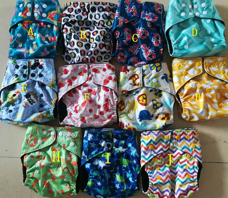 Bamboo Charcoal Cloth Diapers For Baby Reusable Diapers All In One Size Can Be Adjustable Double Rows Snaps Nappies Factory Sell