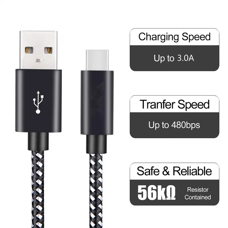 Usb-кабель для быстрой зарядки и передачи данных Huawei P Smart P20 Pro P10 P9 P8 Lite Y5 Y6 Y7 2017 2018 Honor