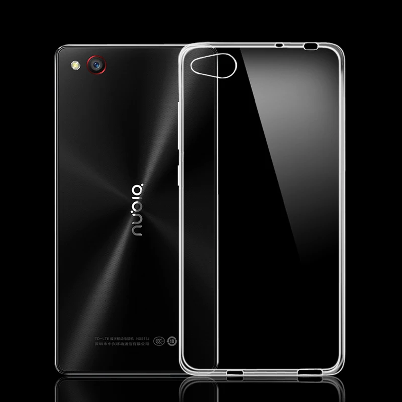 Для zte Нубия Z9 мини случае gzkb Mini чехол прозрачный Ультратонкий силиконовый ТПУ