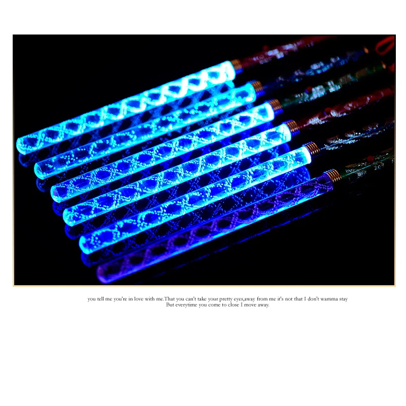 LED Party Acrylic Flashing Sticks For Neon Party LED Class party Concert Wedding Celebration Festival Decoration Party Supplies
