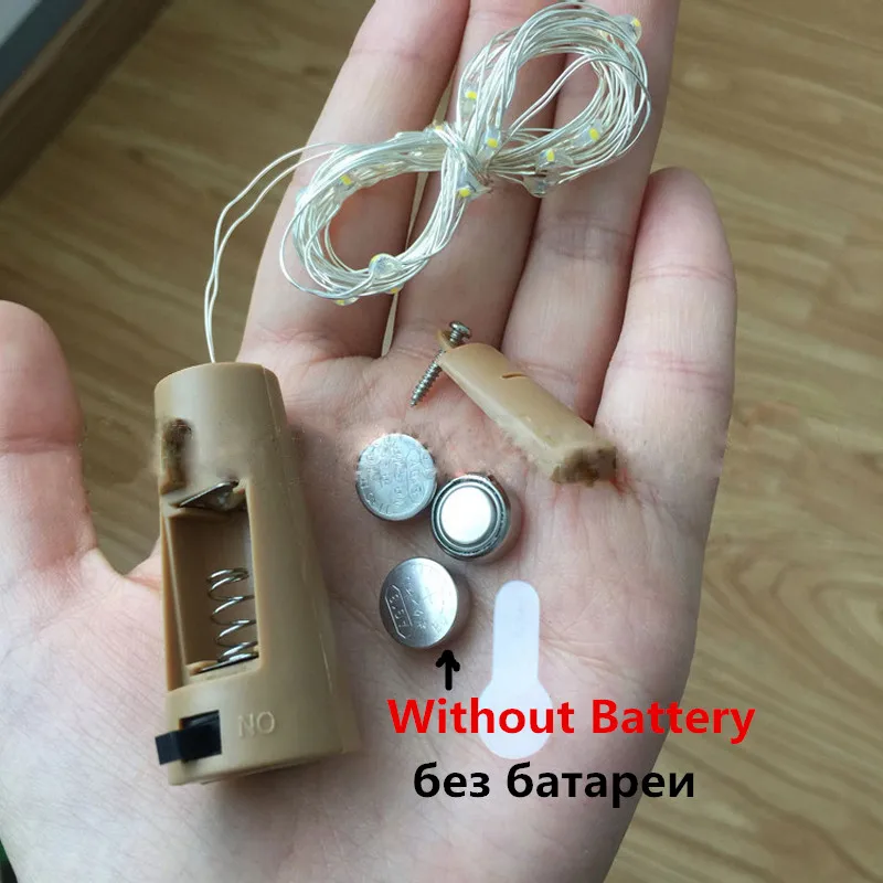 2 м светодиодный светящийся гирлянд, гирлянда, сделай сам, сказочные огни для стеклянной бутылки, мигающие игрушки для детей, подарок на день рождения, год