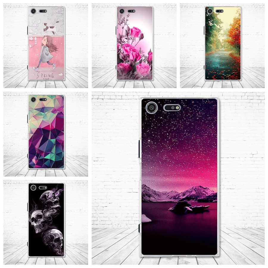 Чехол для Sony Xperia XZ Premium G8141 G8142 5 дюйма Мягкая силиконовая накладка на заднюю панель