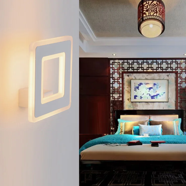 Комната для учебы 12 Вт зеркальный светодиодный настенный светильник современный