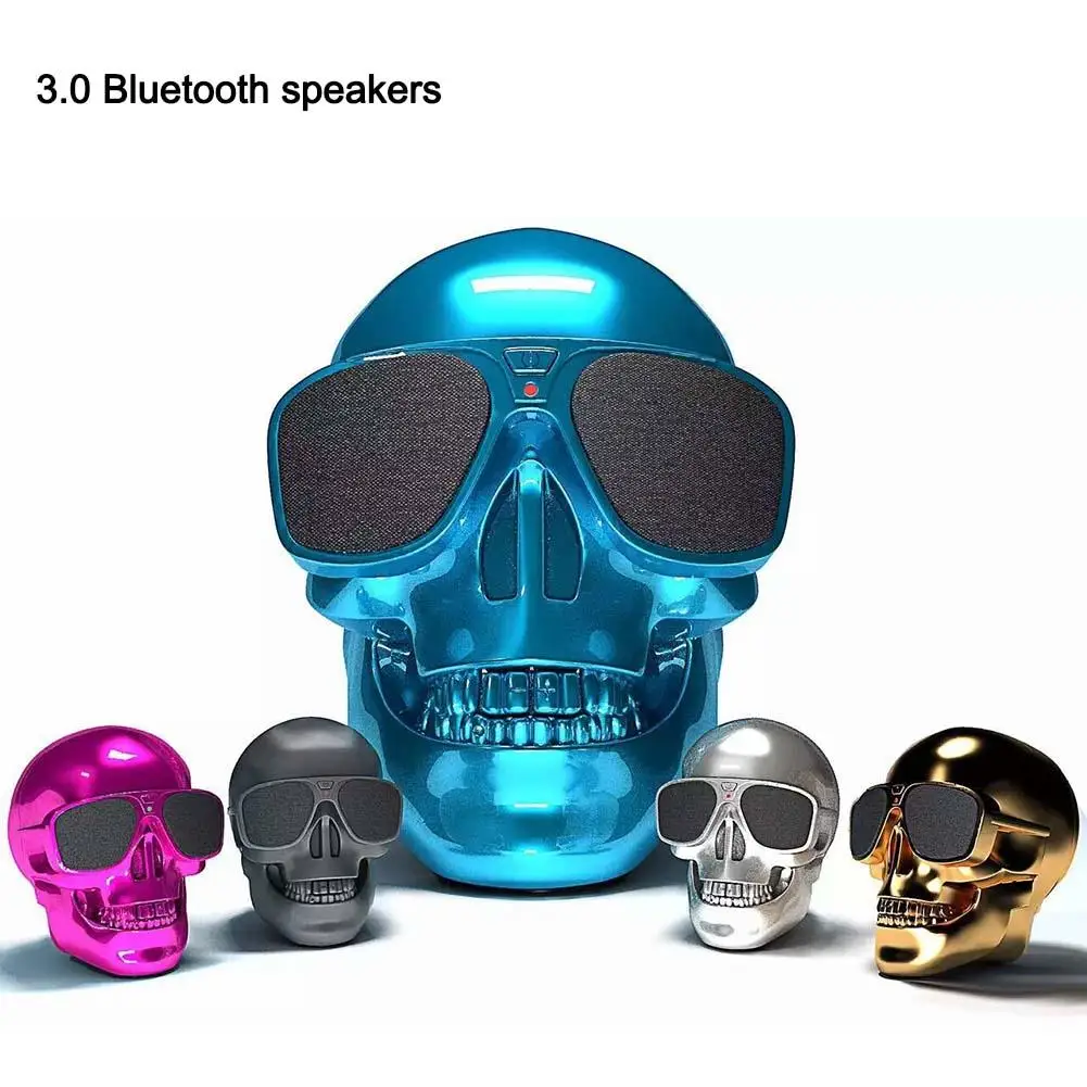 Новые персонализированные Череп Bluetooth3.0 стерео Динамик творческие говорить по