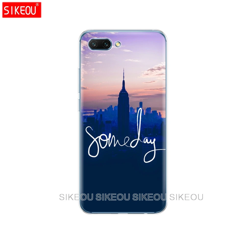 Силиконовый чехол для huawei honor 10, чехол, мягкий ТПУ, задняя крышка, 3D чехол для телефона, для honor 10, чехол, Coque Etui, полная защита 360 - Цвет: 10502