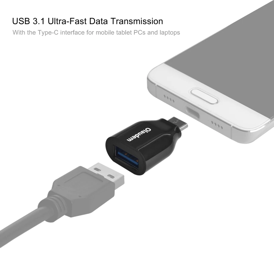 Olaudem USB тип-c к 3 1 тип-a адаптер USB-C USB-A 5 г 3A адаптеры Тип C конвертер для htc 10 Nexus 5X AT002 |