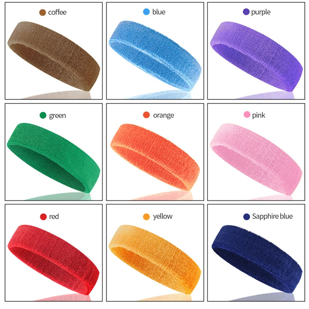 Sweatbands оголовье Йога баскетбольный спортзал теннис спортивный Фитнес стрейч руководитель группы волос Zweetband Hoofd Для мужчин Для женщин повязка от пота