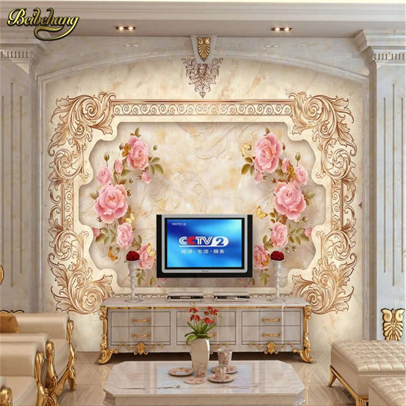 

Beibehang пользовательский Европейский Камень рельефная фотография настенная бумага стереоскопический фон для телевизора обои для гостиной с...