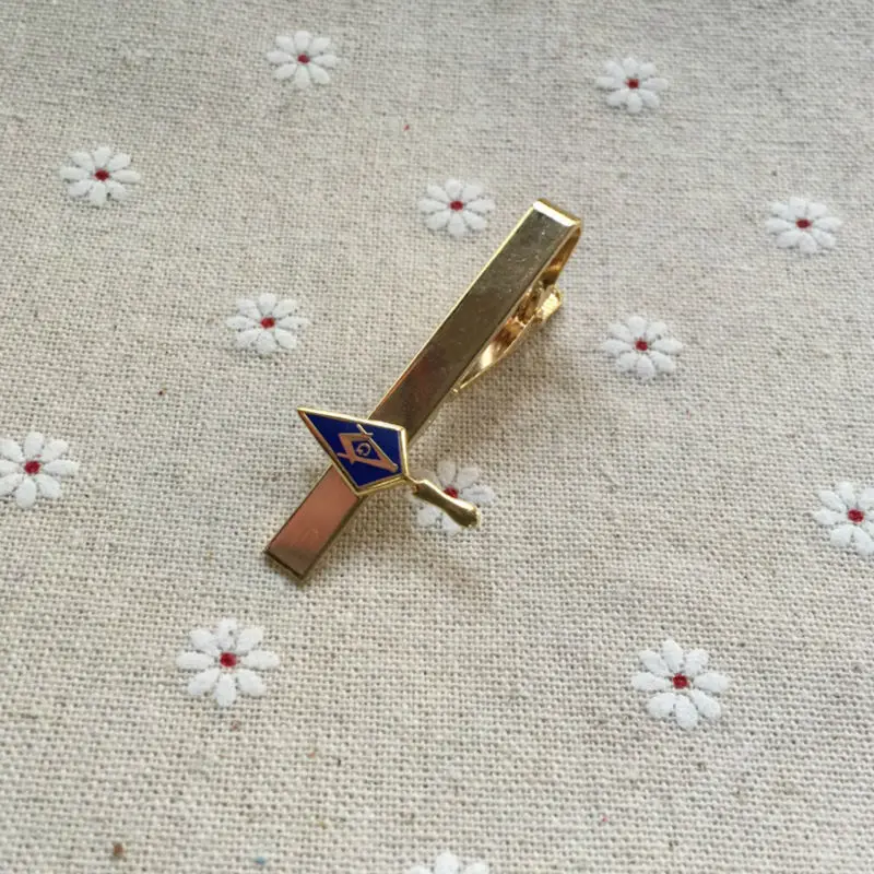 10 шт. модные мужские Зажимы для галстука масонский зажим масонство металлические