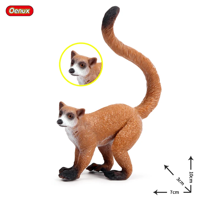 without box Oenux дикие животные Зебра Лошадь Волчья модель фигурка птицы собака корова фигурки прекрасный ПВХ миниатюрные Развивающие игрушки для детей - Цвет: without box