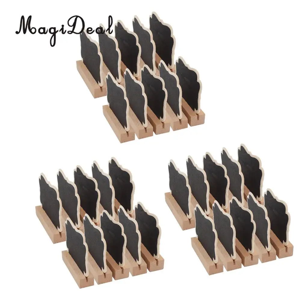 30 шт. мини деревянная доска объявлений знак для свадьбы кухонный магазин