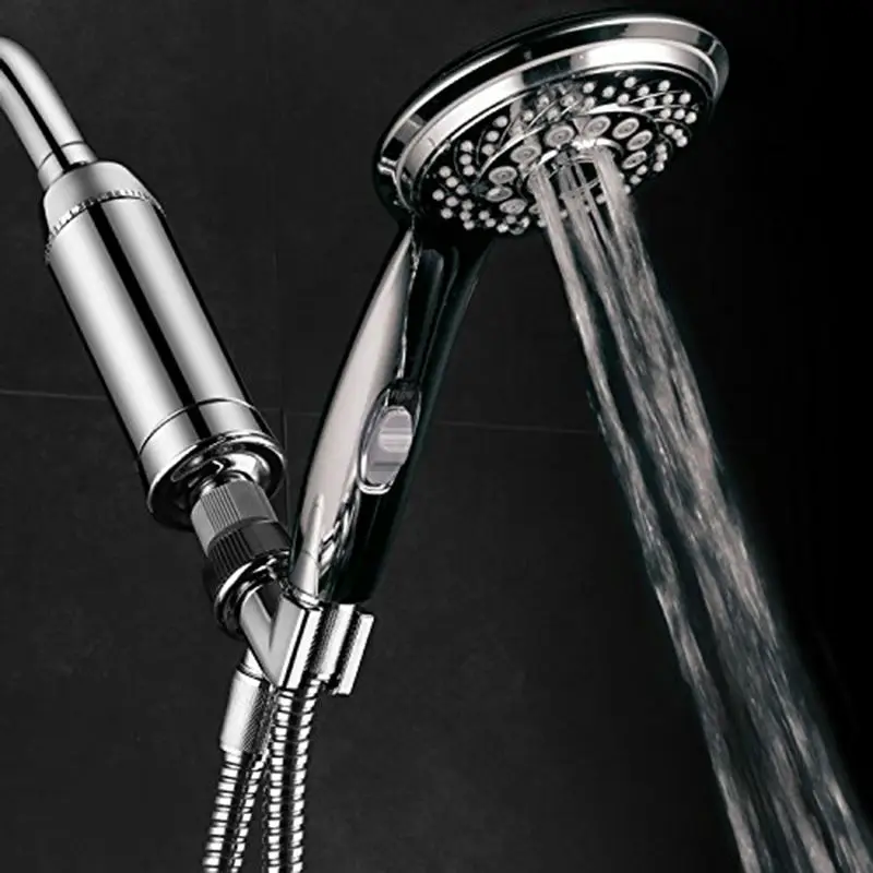 Фильтр для воды KDF фильтр душа с двумя дополнительными картриджами удаления 98%