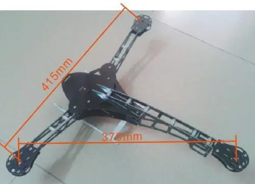 FPV HLG Y3 MWC KK Glass Fiber Foldable Tricopter 3-axis Multi-copter Rotor Frame Kit | Игрушки и хобби