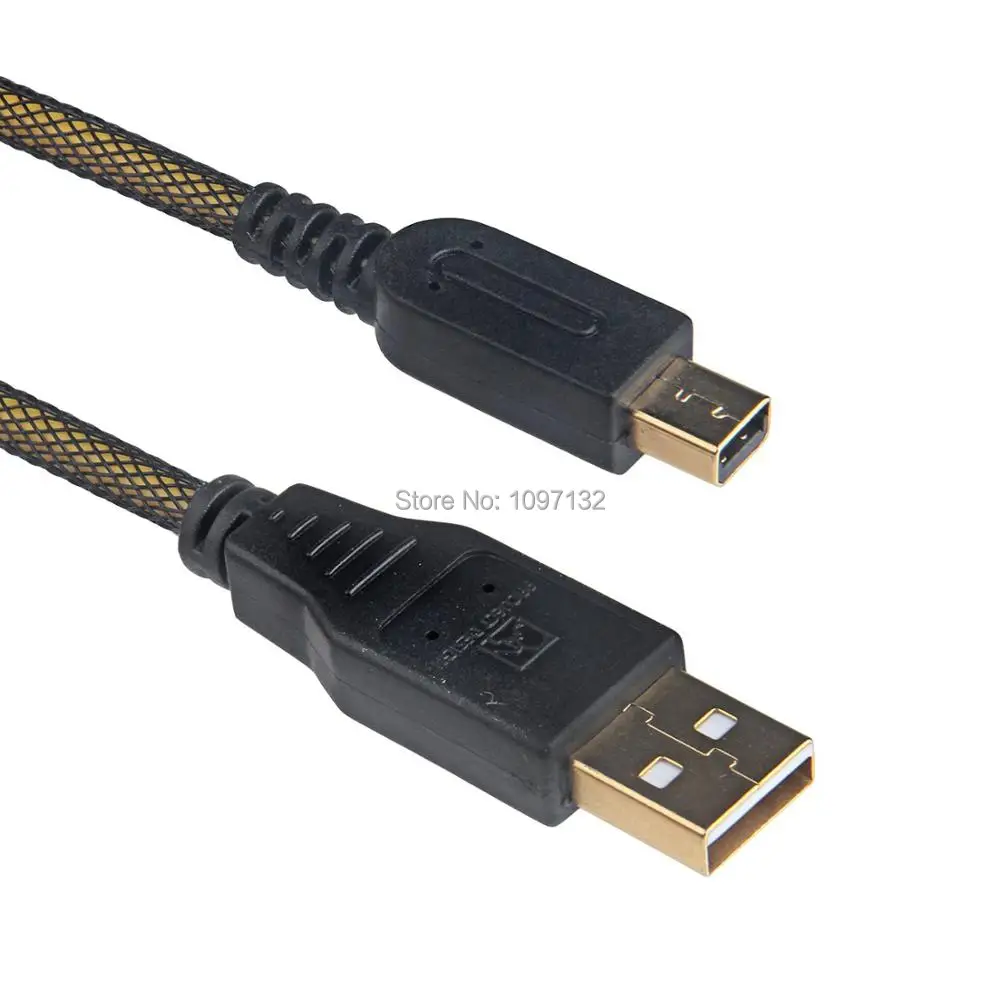 Высокая Скорость 1,5 м позолота Порты и разъёмы USB кабель Зарядное устройство зарядный кабель для передачи данных для Nintend о 2DS/3DS/3dsll/ND si/ND Si LL/ 3DS/ 3dsll