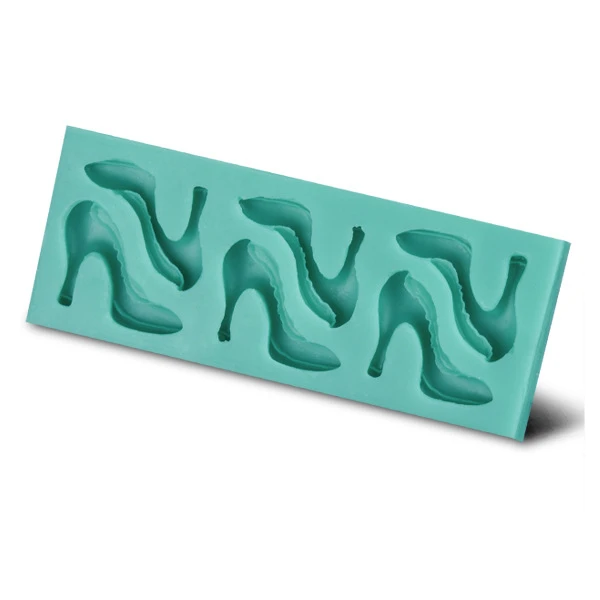 

DIY розовые туфли на высоком каблуке силиконовая форма для торта, помадки, форма для шоколада, кубиков льда, форма для изготовления глины, инс...