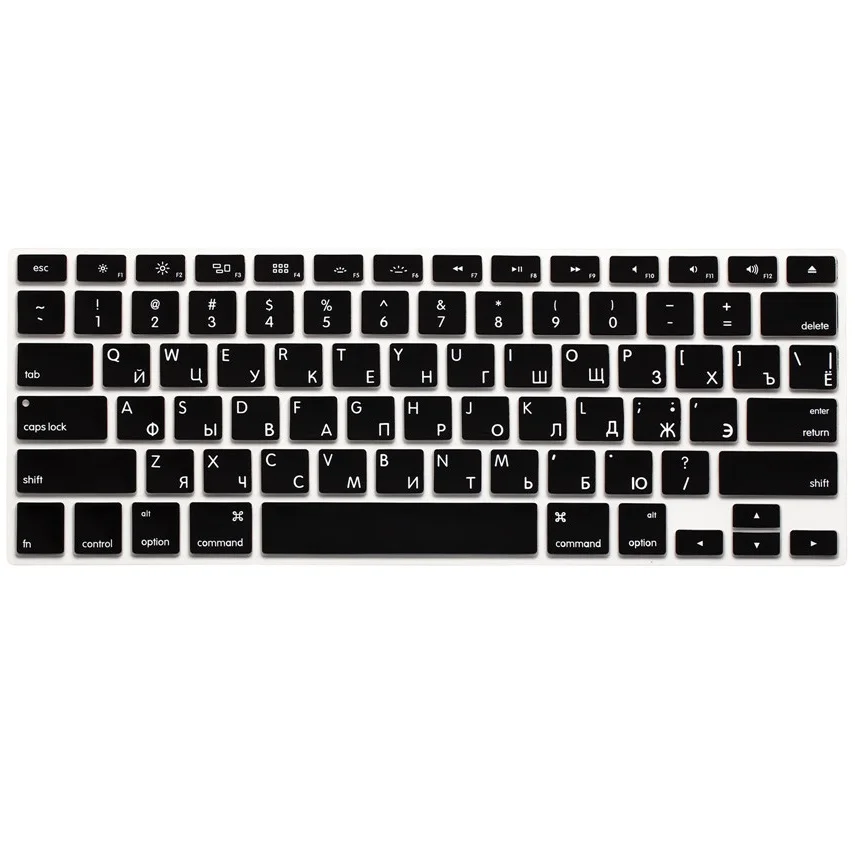 Русская клавиатура с русской раскладкой для Macbook Air Pro Retina 13 15|keyboard hard cover|cover