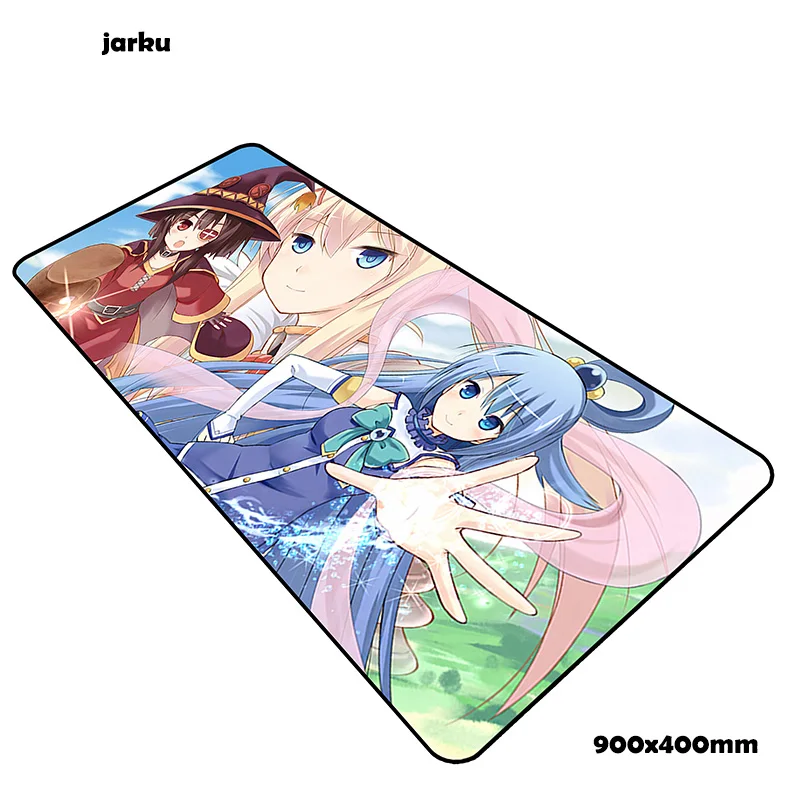 Megumin коврик для мыши 900x400 мм, коврики для мыши на день рождения, лучший игровой коврик для мыши для геймера, красивые персонализированные коврики для мыши, клавиатура, коврик для ПК
