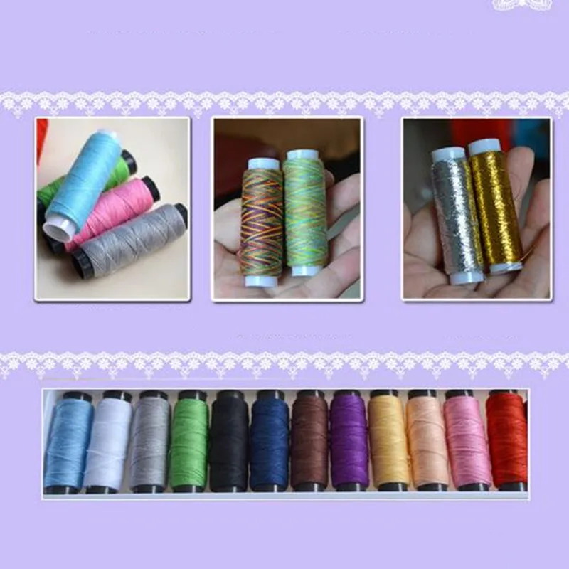 39 цветов тонкая швейная нить прочные швейные нитки для ручной швейной