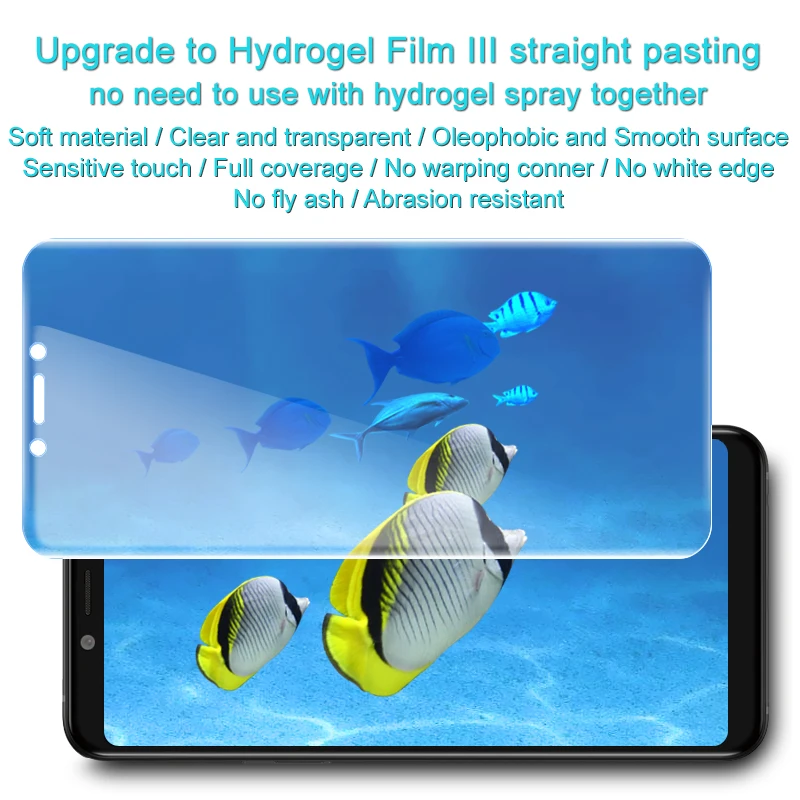 IMAK Hydrogel III для Samsung Galaxy A6s G6200 A8s 2 шт. защита экрана Переднее или заднее полное