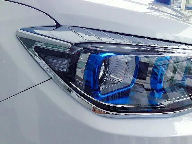 ABS хромированный автомобильный передний головной светильник+ задний светильник Накладка для chang an CS75