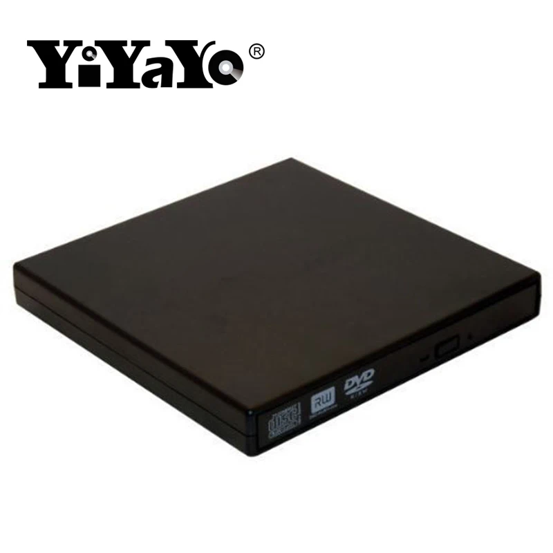 Внешний DVD Оптический привод YiYaYo USB 2 0 устройство для чтения дисков и фотографий