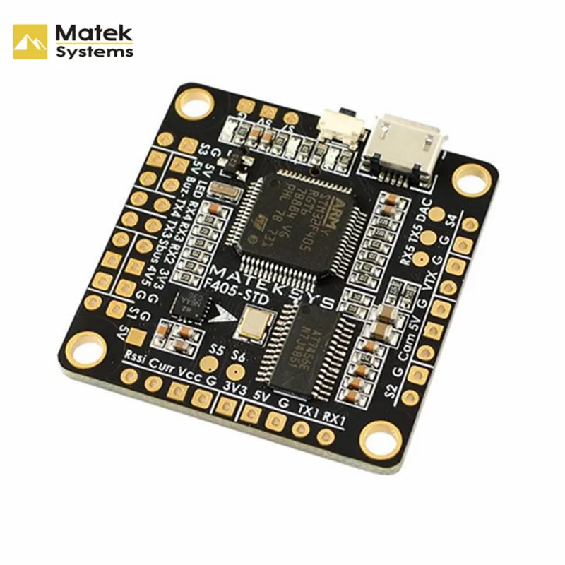 Matek F405 STD BetaFlight STM32F405 Контроллер полета встроенный Инвертер OSD для RC Multirotor FPV