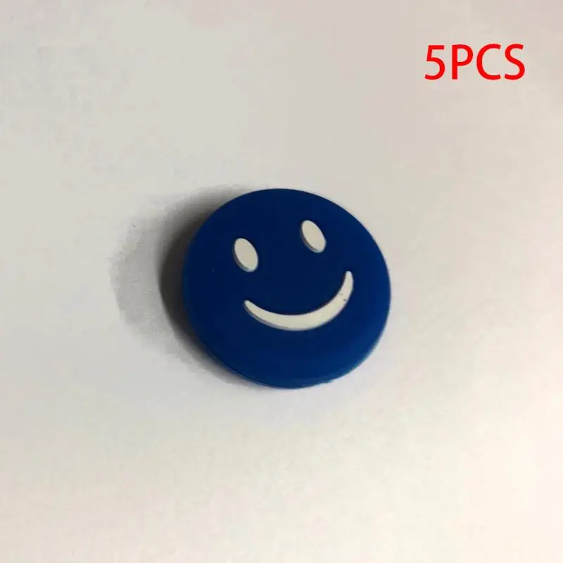 smile blue 5 шт./лот Новое поступление теннисные ракетки демпфер амортизатор Tenis Вибрация ракетки Амортизаторы raqueta - Цвет: smile blue