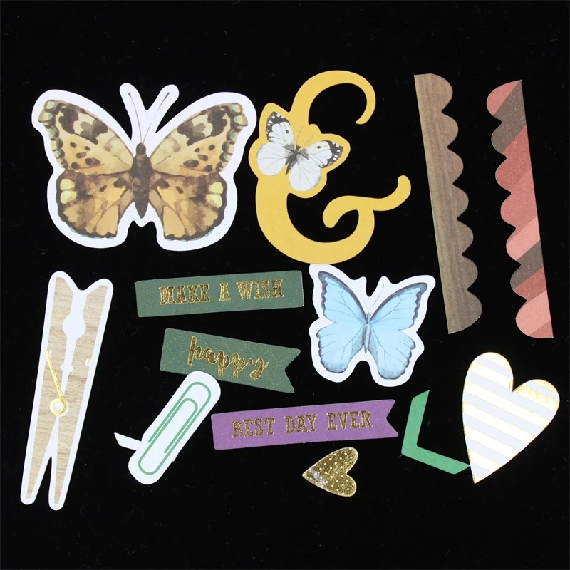 40 шт. цветные картонные высечки для скрапбукинга|Украшение| |