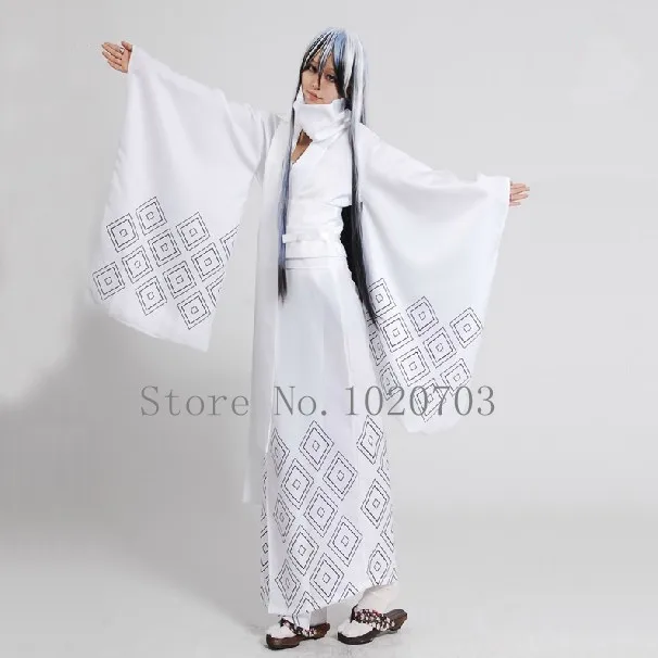 Nura Rise of the Yokai Clan Demon Captain Tsurara Oikawa snow yki Onna кимоно платье карнавальный костюм на