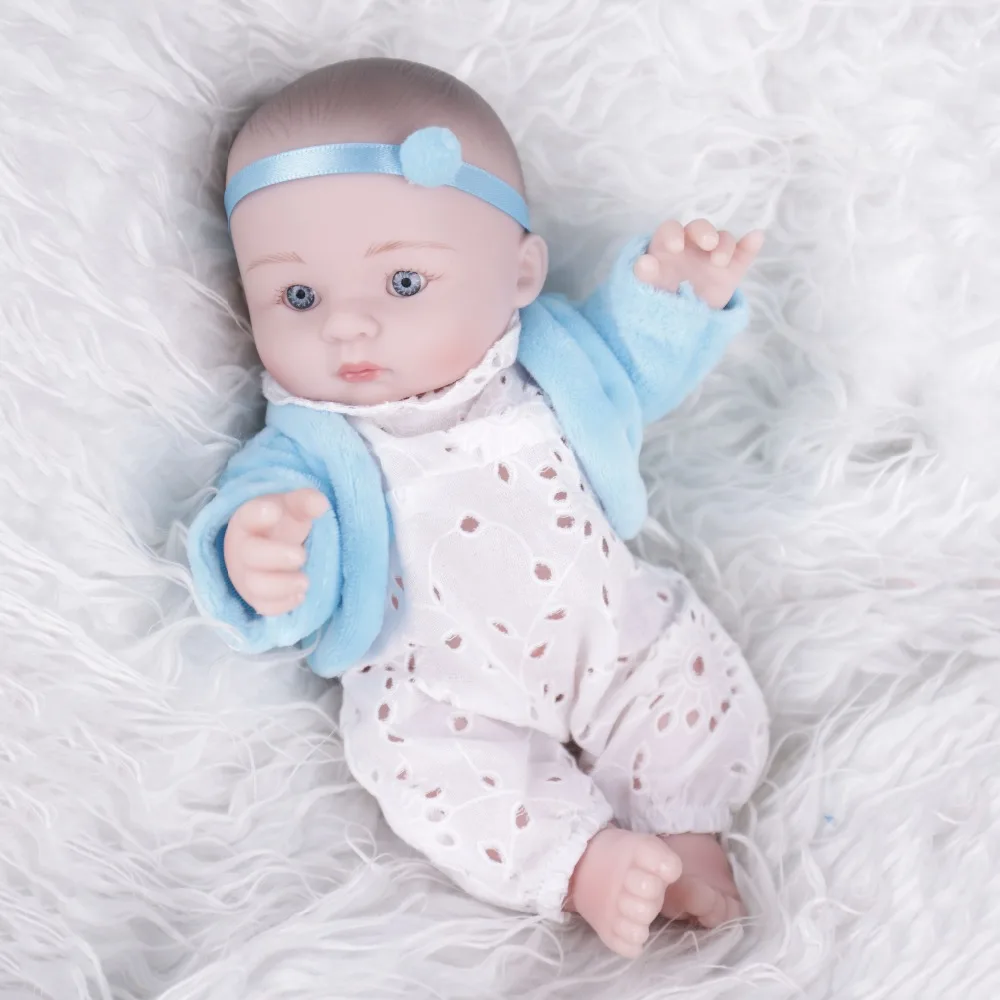 Силиконовые маленькие игрушки Reborn Baby модель куклы мягкие Подарки для