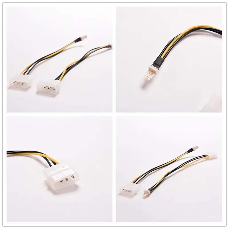 Новинка 1/4/5 шт 4 контактный Molex/IDE для 3 контактного ЦП/Chasis/Case разъем питания