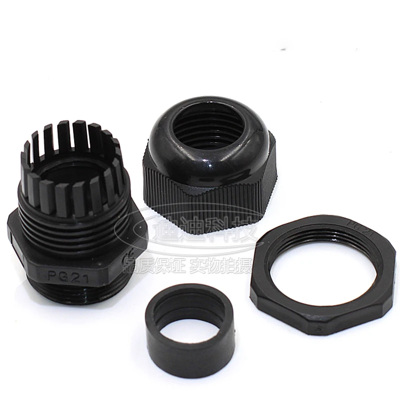 100 шт./лот нейлона кабельный разъем PG7 ~ PG21 черный/белый|connector|pg7pg7 cable gland |