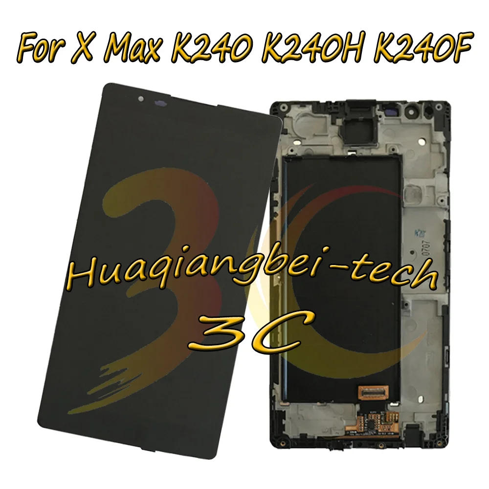 

5,5 ''новых для LG X Макс K240 K240H K240F полный ЖК-дисплей дисплей + кодирующий преобразователь сенсорного экрана в сборе с рамкой 100% Протестировано + ...