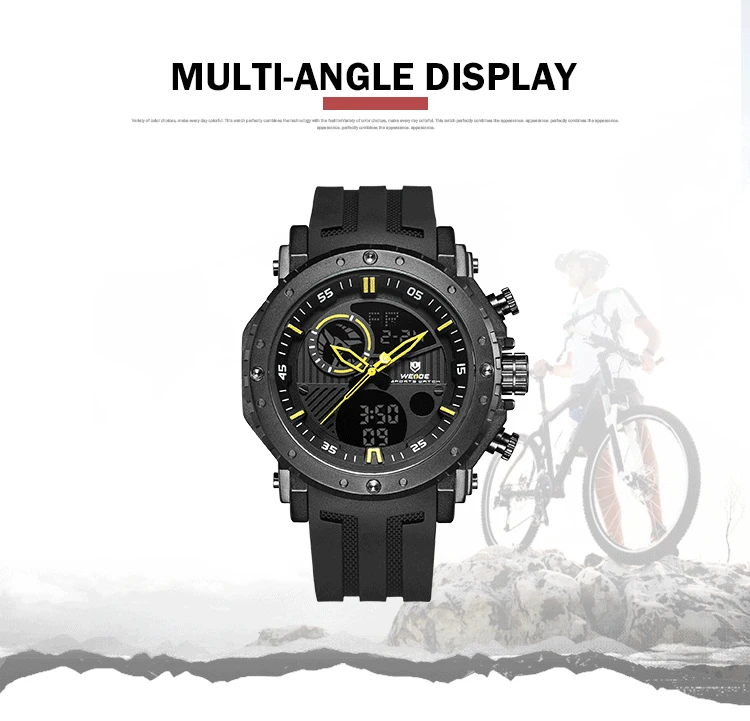 WEIDE часы для мужчин Топ бренд класса люкс мужские Saat спортивные