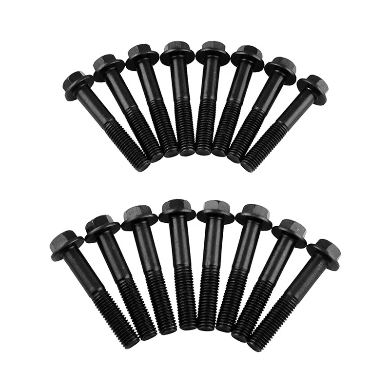 

16pcs Auto Exhaust Tube Manifold Bolts 7.3L for Ford F250 F350 Car Styling