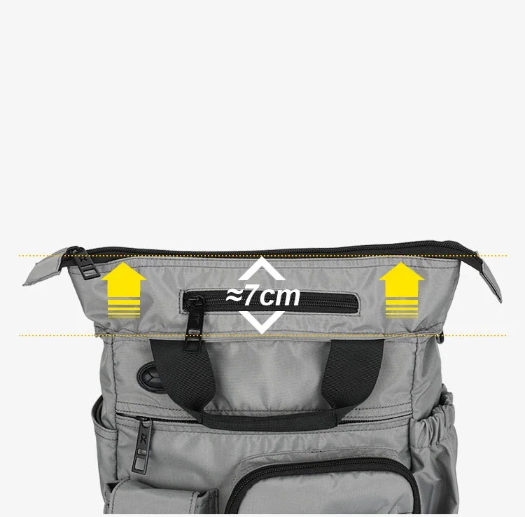 Multifunctional Shoulder Messenger Bag with Headphone Hole Waterproof Nylon Travel Handbag Shoulder Bag Men Leisure Bag