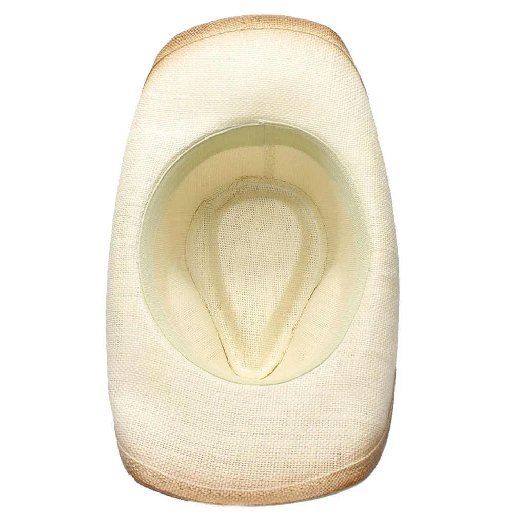 Соломенная шляпа от солнца для мужчин и женщин в богемном стиле с ремешком на