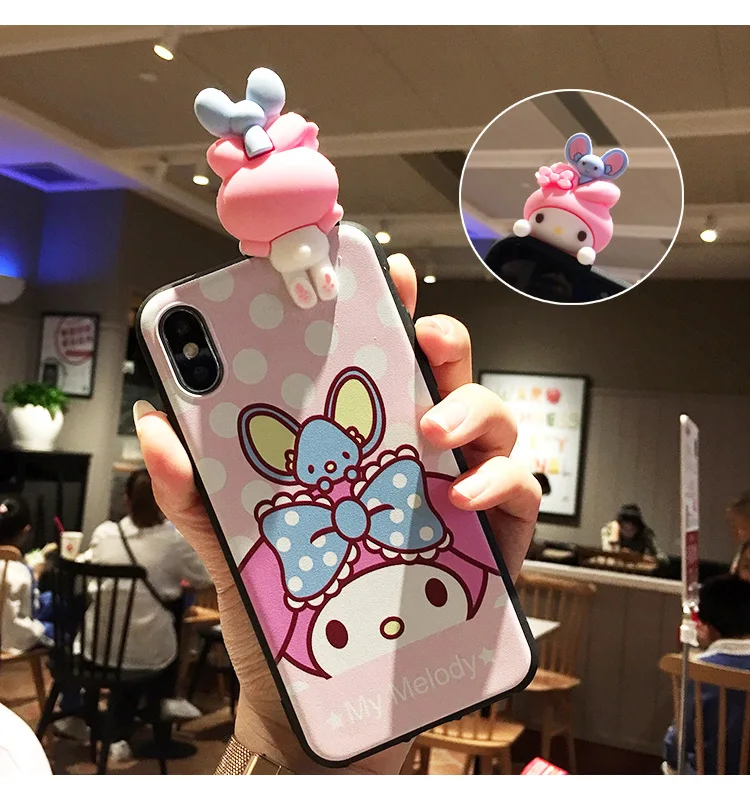 Oneplus 7 Cute My melody Soft TPU Phone Case For OnePlus 5 5T / 1+6 One Plus 6T Cartoon Dog back cover Fundas Coque Capa |