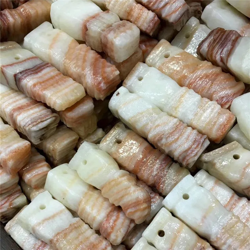 Натуральный кварцевый камень мясо камни свинина живот бекон коллекция
