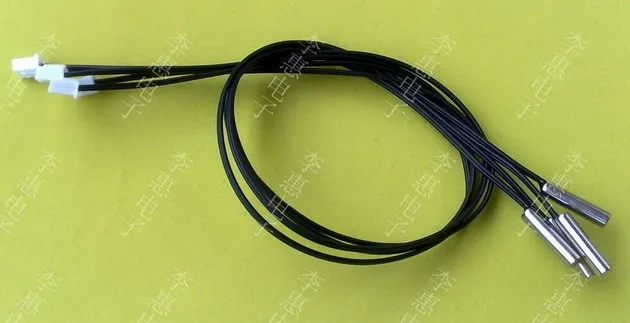 

Free ship 10pcs/lot Custom made NTC temperature sensor 10K 1% 3950 NTC sensor