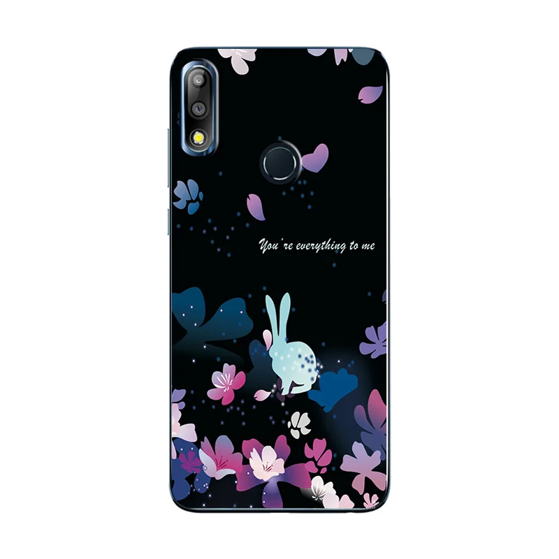 W83 Милый модный чехол для телефона Zenfone Max M2 ZB633KL Animal Love Heart задняя крышка для Zenfone Max Pro M2 ZB631KL чехол-бампер - Цвет: W83